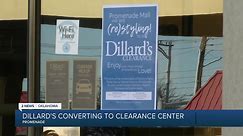 Dillard's converting to clearance center