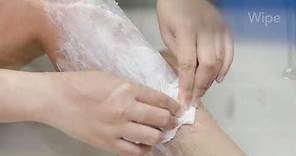 How to remove unwanted hair using a cream, lotion, or gel