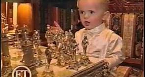 Prince Michael plays Chess with his Daddy