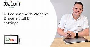 e-Learning with Wacom | Installing Driver & Settings