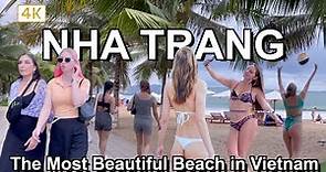 Nha Trang Vietnam Beach 🇻🇳 Beautiful Vietnam Beach Walking Tour