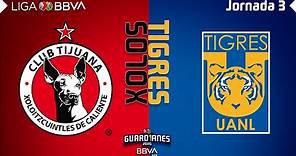 Resumen | Tijuana vs Tigres UANL | Liga BBVA MX - Guardianes 2020 - Jornada 3