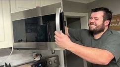 Installing The Samsung Over The Range Microwave(ME19R7041FS/AC) 1.9 Cu. Ft.