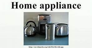 Home appliance