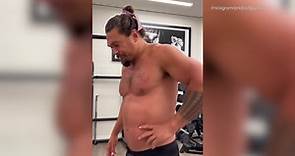 Jason Momoa shares his shirtless workout after surgery recovery