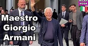 Giorgio Armani fashion show 17/06/2023 Milan Fashion week 🇮🇹 #italy #milan #mfw