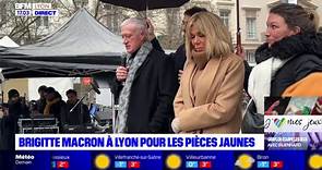 Brigitte Macron à Lyon pour le lancement de la 35e édition des pièces jaunes