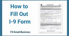 How to Fill Out an I-9 Form