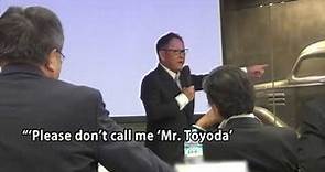 President Akio Toyoda's communication style