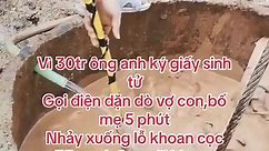 Nghề nguy hiểm quá #netdeplaodong | this man spend three months digging for the 345 million