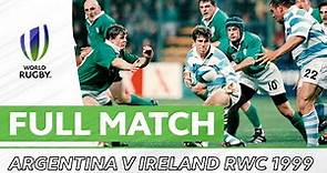 Rugby World Cup 1999 Quarter Final Play-Off: Argentina v Ireland