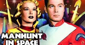 Manhunt in Space (1954) Full Movie | Hollingsworth Morse | Richard Crane, Sally Mansfield