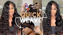Flawless Side Part Quick Weave tutorial: Beginner's Step-by-Step Guide ft. Beauty Forever Hair