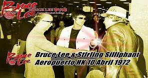 Bruce Lee & Stirling Silliphant Aeropuerto HK 10 Abril 1972