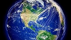 How air transportation connects the world