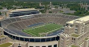 Notre Dame Stadium 2018 Drone Video