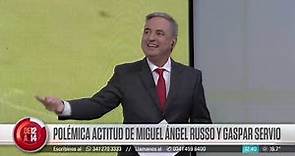 Polémica actitud de Miguel Ángel Russo y Gaspar Servio