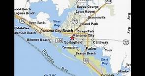 map of Panama City Florida