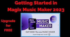 Tutorial 052 Music Maker 2023 - Getting Started
