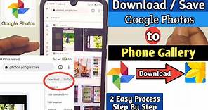 How to Download Google Photos to Phone Gallery in 2023