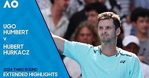 Ugo Humbert v Hubert Hurkacz Extended Highlights | Australian Open 2024 Third Round