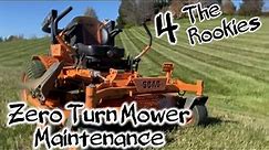 Zero Turn Mower Spring Maintenance & Scag TURF TIGER 2 Transmission Service