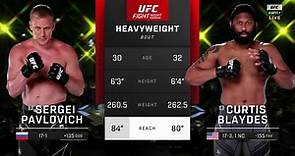 Sergei Pavlovich vs Curtis Blaydes Full Fight UFC Fight Night 222 Part 1