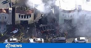 Explosion causes massive house fire in San Francisco -- VIDEO