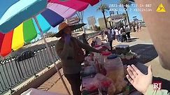 Bodycam footage shows moments prior to street vendor incident