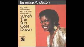 Ernestine Anderson × When The Sun Goes Down