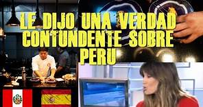 CHEF PERUANO LE DEJA CLARO A PRENSA ESPAÑOLA PORQUE TRIUNFA LA COMIDA PERUANA