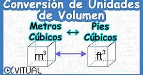 🧊 Conversión de Unidades de Volumen: Metros Cúbicos (m³) a Pies Cúbicos (ft³)