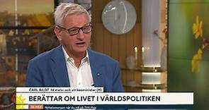 Carl Bildt berättar om sitt liv i världspolitiken i ny bok | Nyhetsmorgon | TV4 & TV4 Play