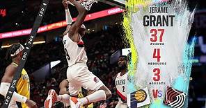 Jerami Grant Highlights (37 PTS) | Trail Blazers vs. Pacers | Jan. 19