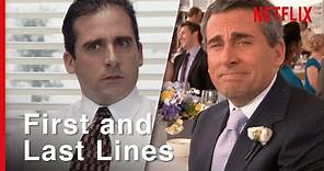 The Office (US) - The First & Last Lines Spoken By Every Major Character | Netflix