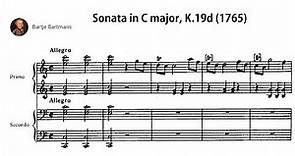Nannerl Mozart? - Sonata in C for piano 4 hands (K.19d) (1765)