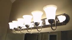 How to replace bathroom lighting