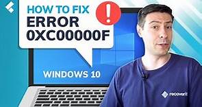 How to Fix Error Code 0xc00000f on Windows? [3 Solutions]