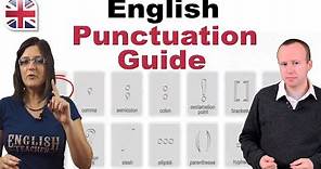English Punctuation Guide - English Writing Lesson