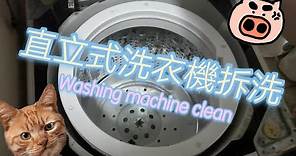 💧🛠️washing machine clean/惠而浦 Whirlpool直立式洗衣機拆洗 洗衣機清洗 /