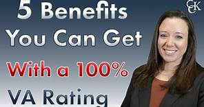 5 Benefits You Can Get With a 100% VA Disability Rating