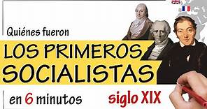 El SOCIALISMO UTÓPICO: Los primeros socialistas - Resumen | Saint-Simon, Owen, Fourier, Blanc...