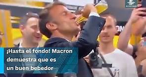 Emmanuel Macron muestra su amor… por la cerveza Corona