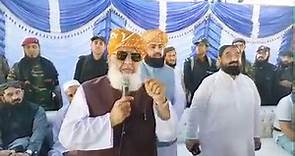 Maulana Fazl ur Rehman Speech in Rahmani Khail Interchange