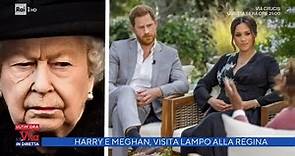 Il principe Harry e Meghan in visita alla regina Elisabetta a Windsor - La vita in diretta 15/04/202