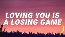 Duncan Laurence - Loving You Is A Losing Game (Lyrics) | Arcade