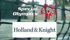 Holland and Knight at Special Olympics Pro-Am Tennis