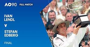 Ivan Lendl v Stefan Edberg Full Match | Australian Open 1990 Final