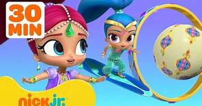Shimmer and Shine Chase a Glitter Ball & Play Magical Sports! | 30 Minute Compilation | Nick Jr.