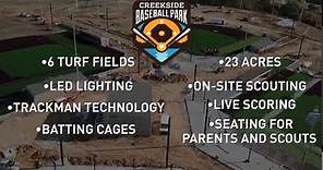 About - Creekside Baseball Park